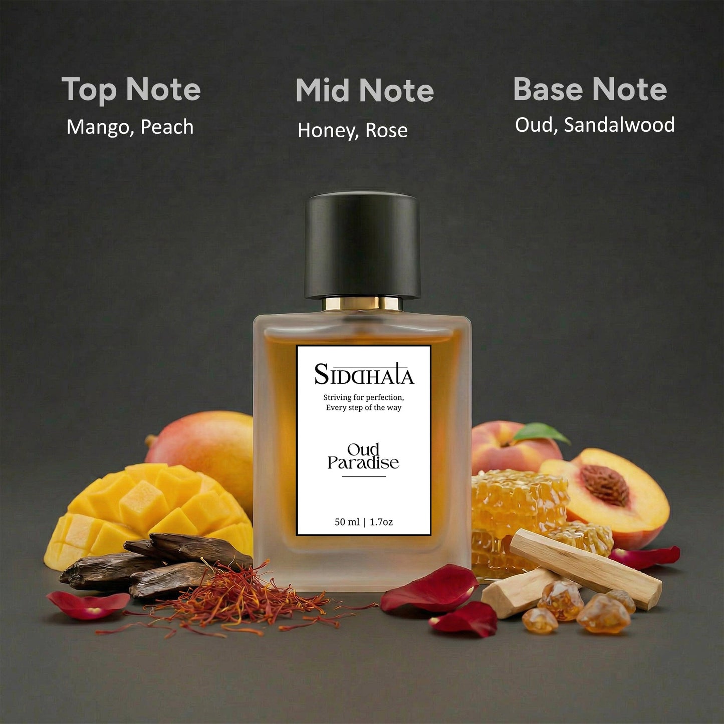 Oud Paradise Extrait de Parfum with maracuja and oud wood notes
