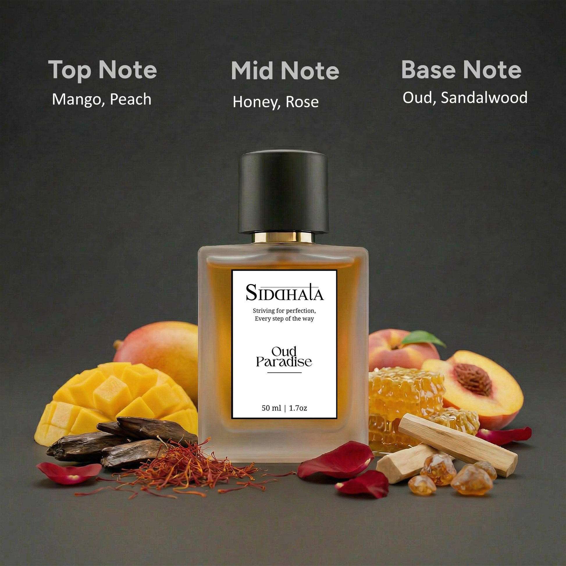 Oud Paradise Extrait de Parfum with maracuja and oud wood notes