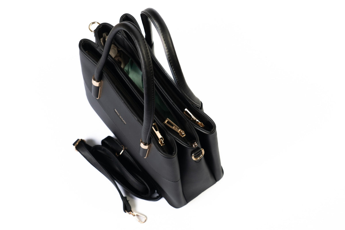 Black Medium Handbag
